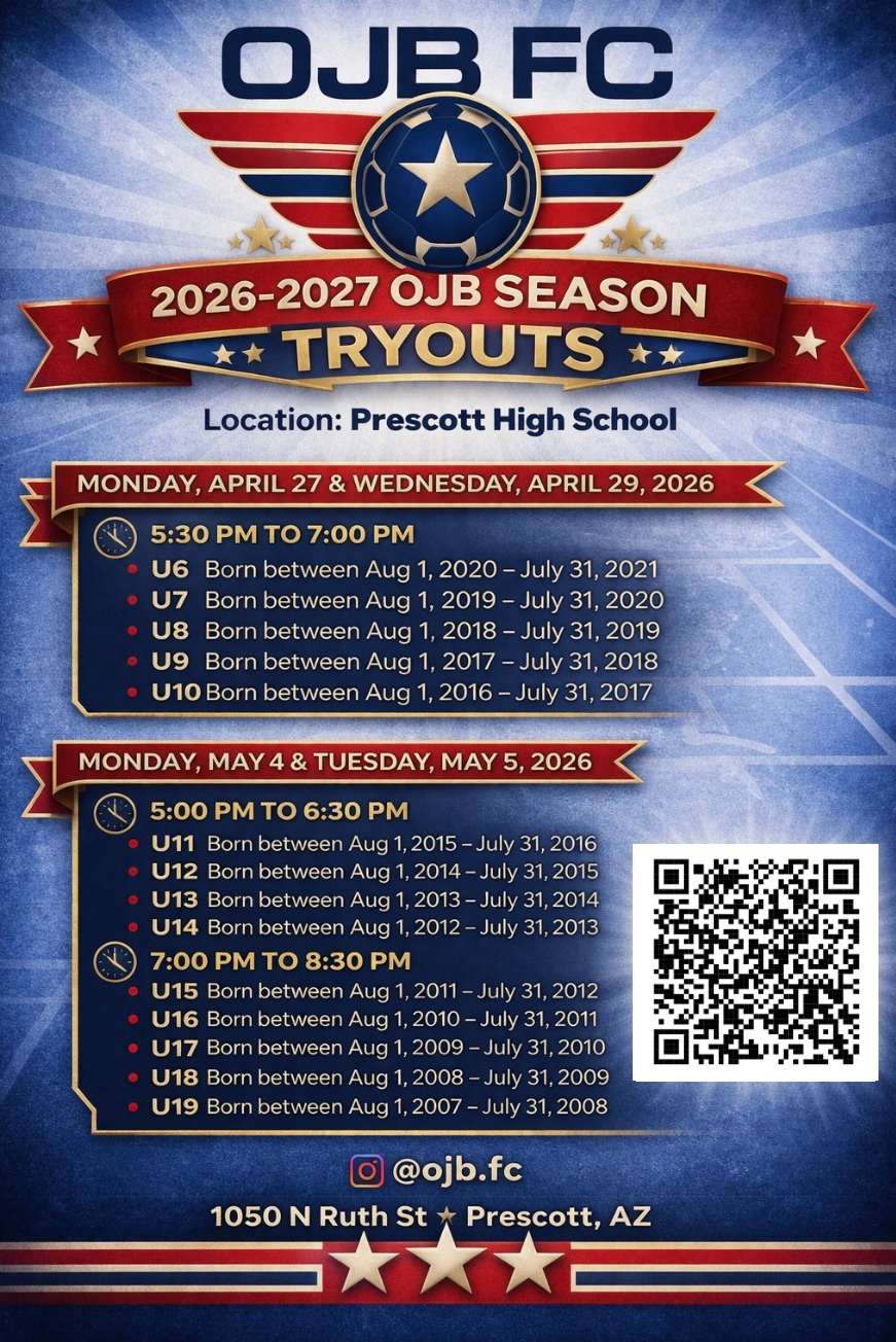 2026-2027 OJB FC Tryout Information